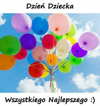 dzień dziecka , balony różnokolorowe
