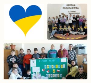 Uczniowie klas IV- VI Solidarni z Ukrainą