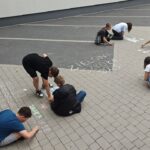 Malowanie kredą - Zielona szkoła 2025 - klasa Va