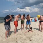 Zabawy na plaży -chłopcy klasa VII