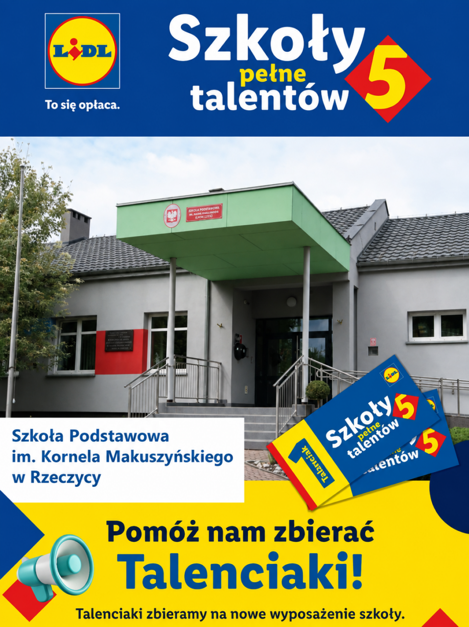 Akcja „Szkoły Pełne Talentów” zbieramy TALENCIAKI